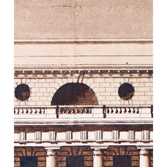 The Picturalist | Fine Art Prints on Paper Le Theatre de L'Odeon Architectural Drawings