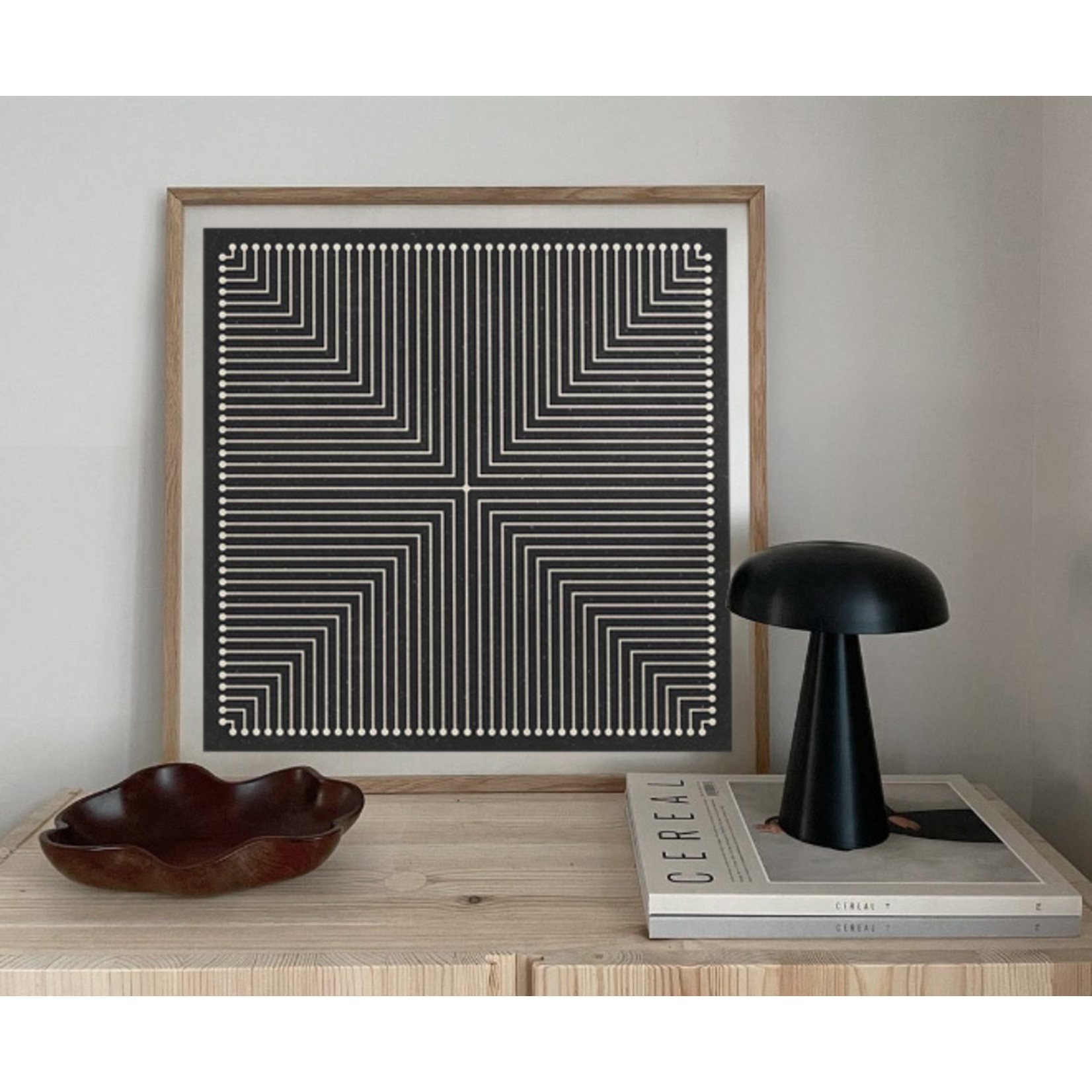The Picturalist | Fine Art Prints on Paper Black Geometry by Francesco Alessandrini