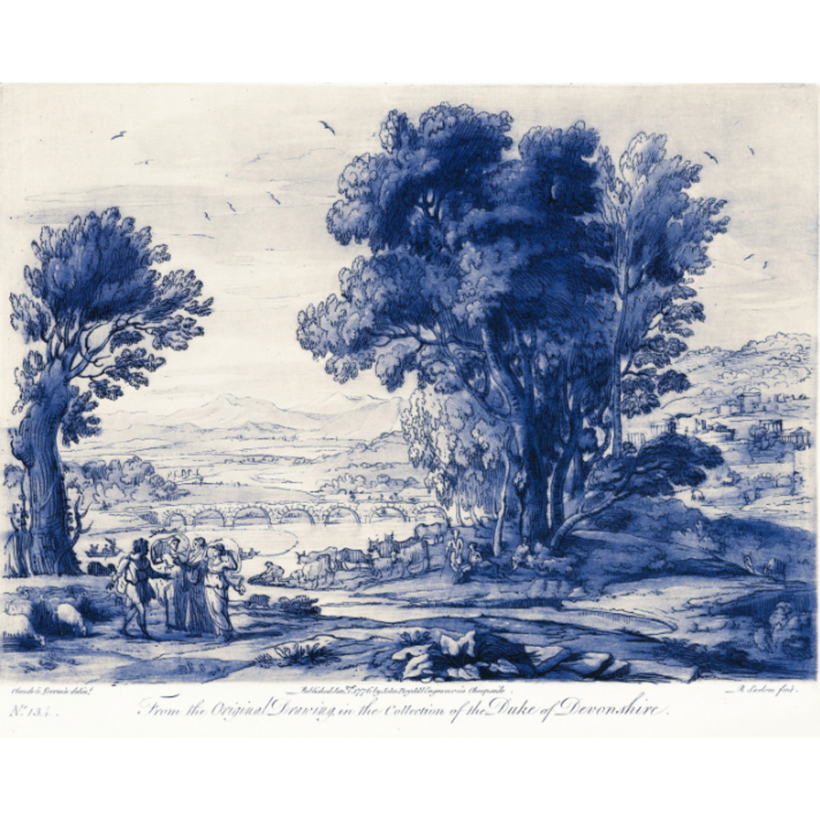 The Picturalist | Print on Canvas Pastoral 2 from the collection of The Duke of Devonshire