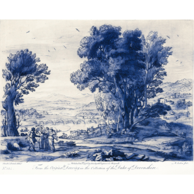 Framed Print on Canvas: Pastoral 2 from the collection of The Duke of Devonshire