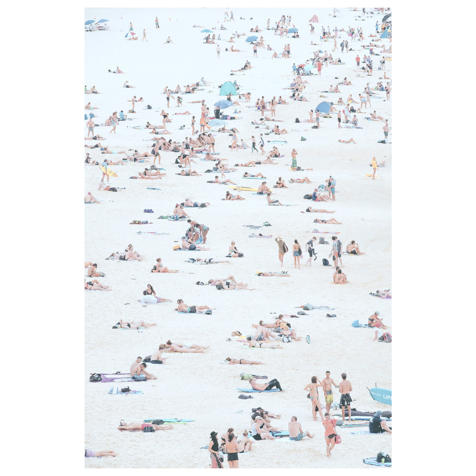 Facemount Metal Prints Antibes Beach by Francesco Alessandrini
