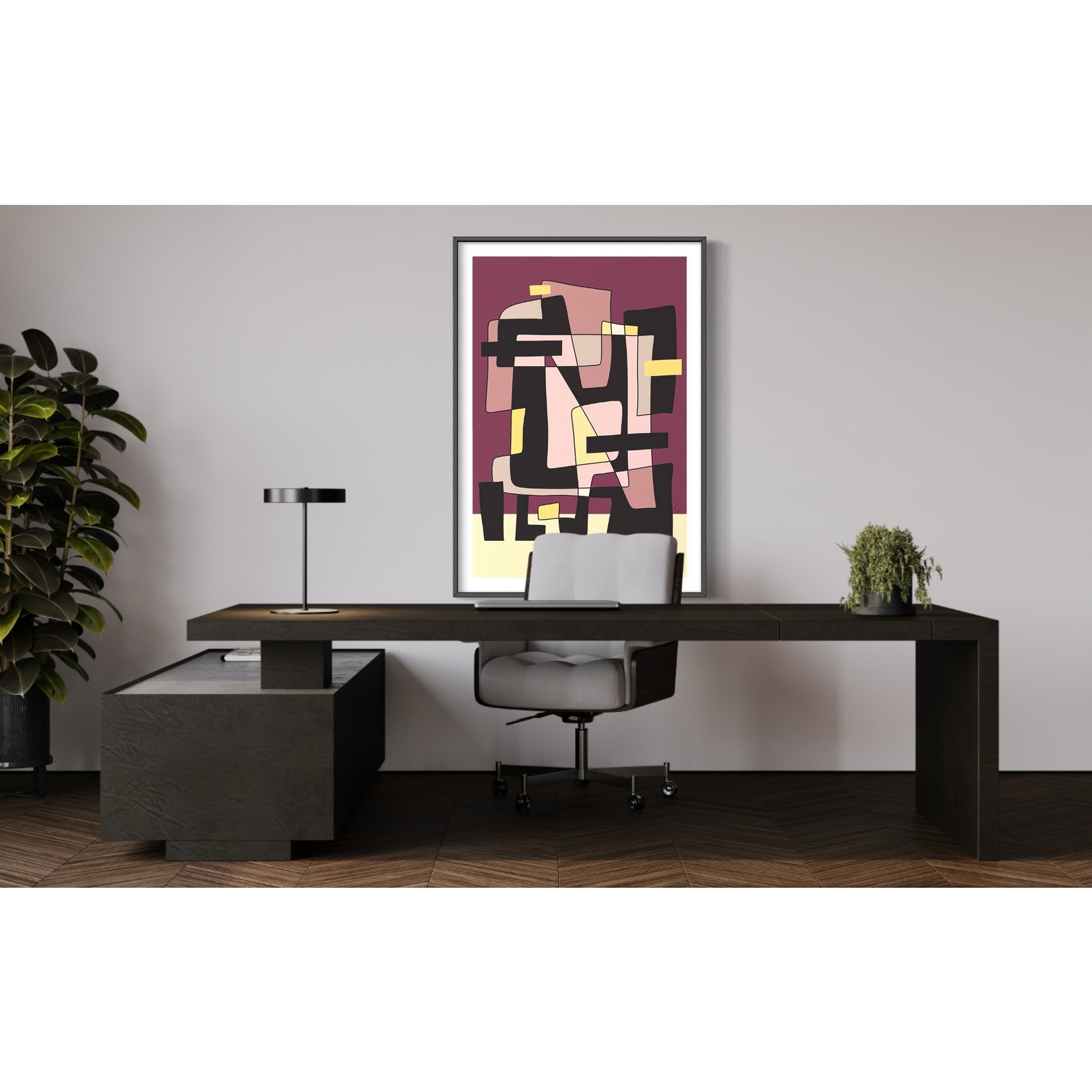 The Picturalist | Fine Art Prints on Paper Abstract Geometric 5 by Yolanda Carbayo