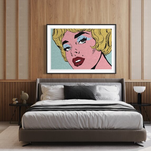 Fine Art Print on Rag Paper Pop Blondie by Franz Kovalski