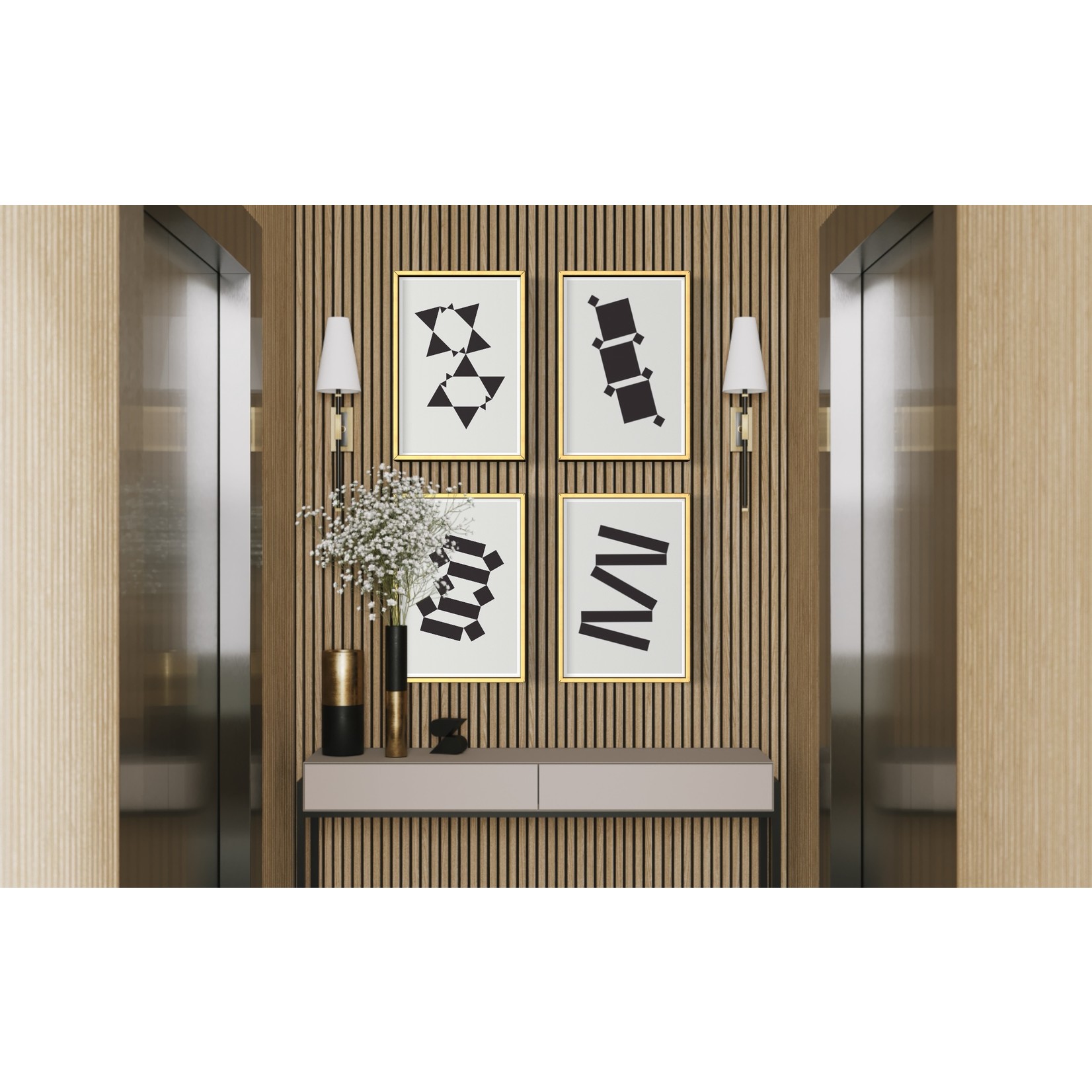 The Picturalist | Fine Art Prints on Paper White Tie Modern 1 by Alejandro Franseschini