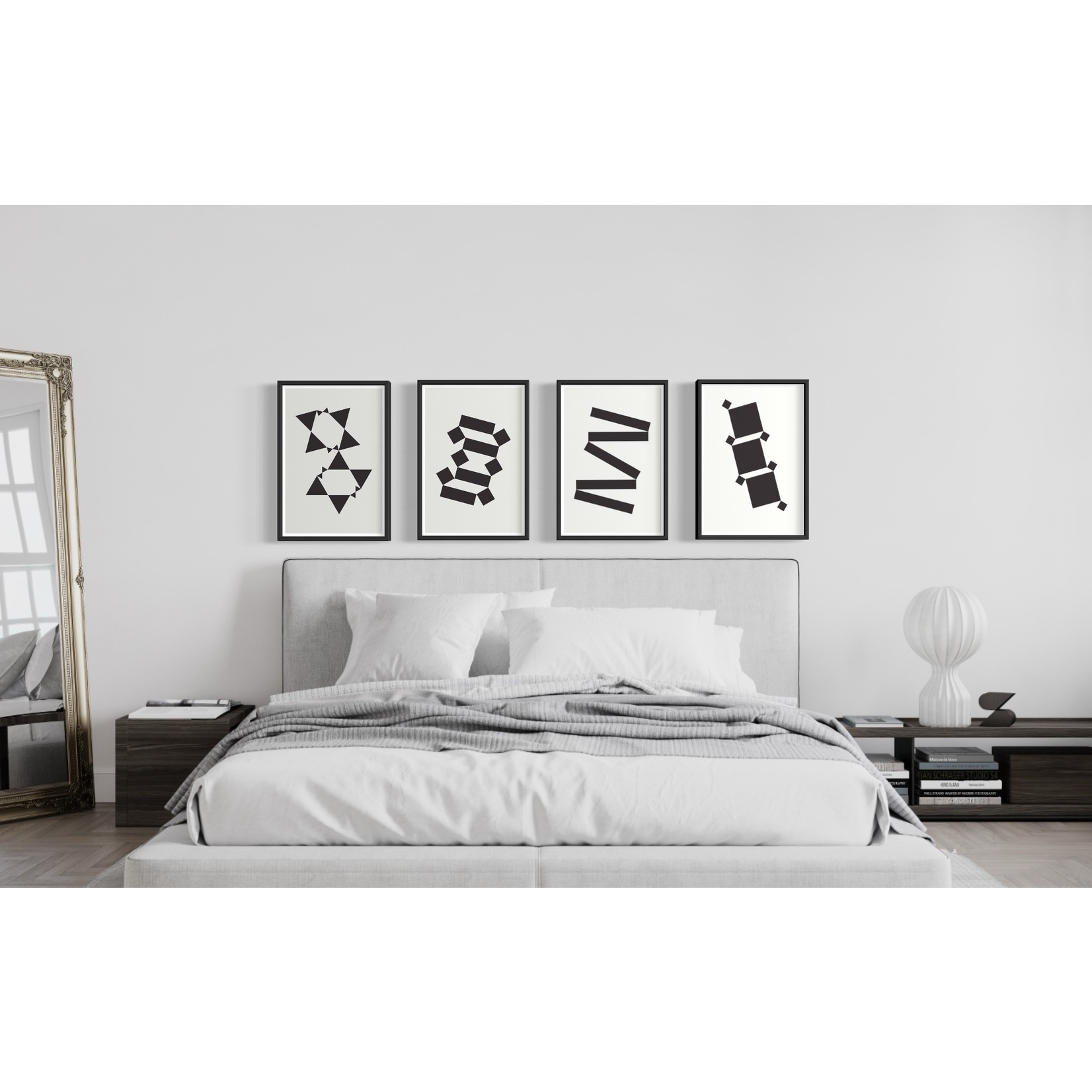 The Picturalist | Fine Art Prints on Paper White Tie Modern 1 by Alejandro Franseschini