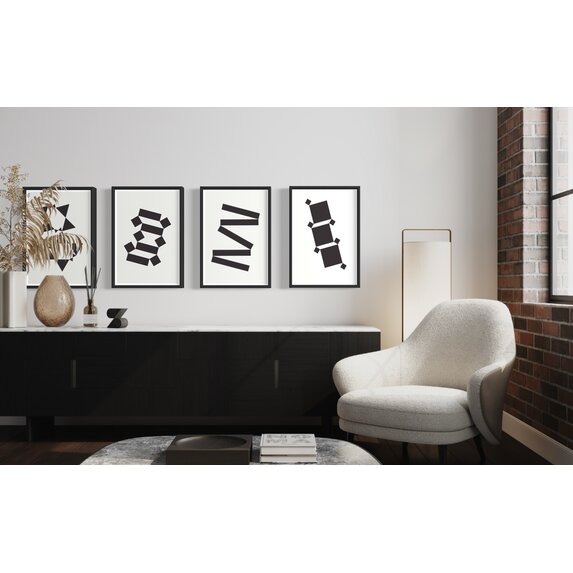 The Picturalist | Fine Art Prints on Paper White Tie Modern 4 by Alejandro Franseschini