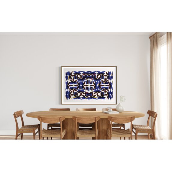 The Picturalist | Fine Art Prints on Paper Kaleidoscope View in Blue