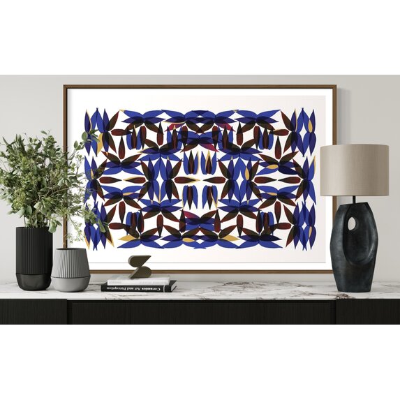 The Picturalist | Fine Art Prints on Paper Kaleidoscope View in Blue
