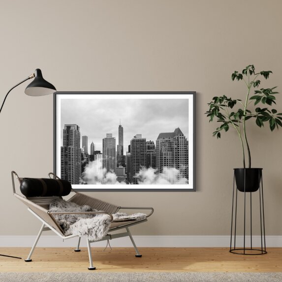 The Picturalist | Fine Art Prints on Paper Chicago Skyline by Ugo Shirvanian