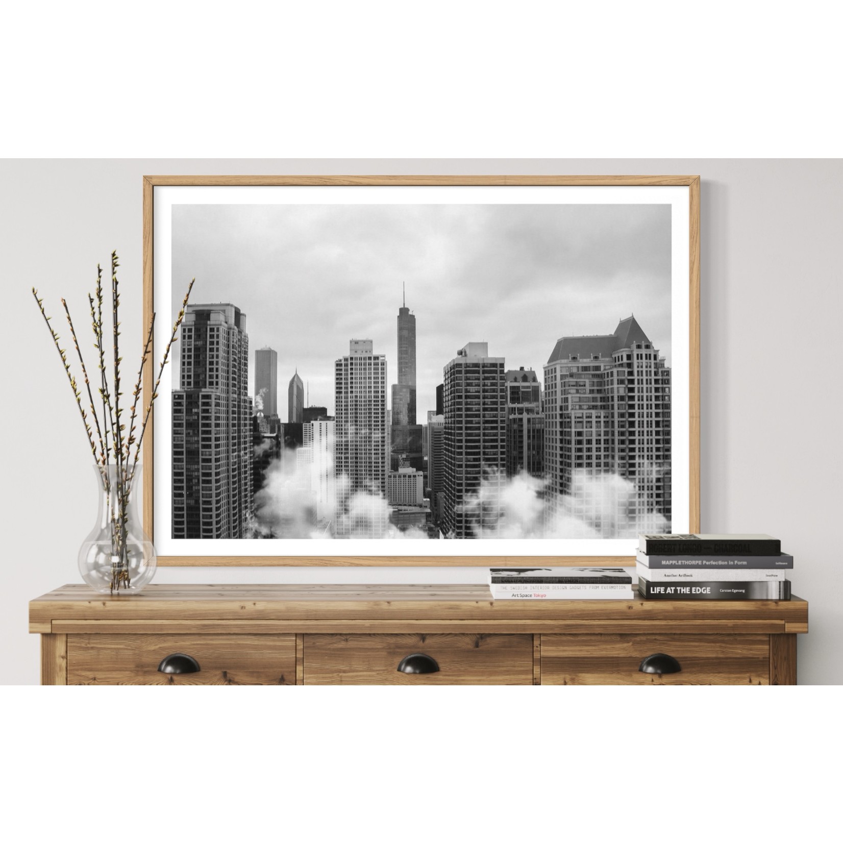 The Picturalist | Fine Art Prints on Paper Chicago Skyline by Ugo Shirvanian