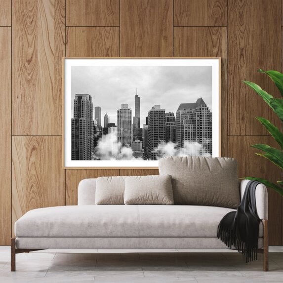 The Picturalist | Fine Art Print on Rag Paper Chicago Skyline by Ugo Shirvanian