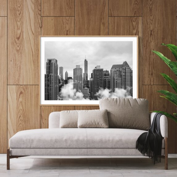 The Picturalist | Fine Art Prints on Paper Chicago Skyline by Ugo Shirvanian