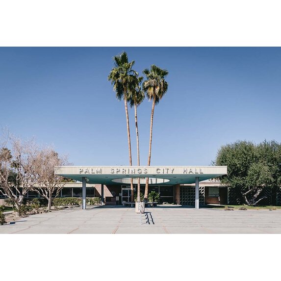 The Picturalist | Fine Art Print on Rag Paper Palm Springs City Hall by Jed Gordon-Moran