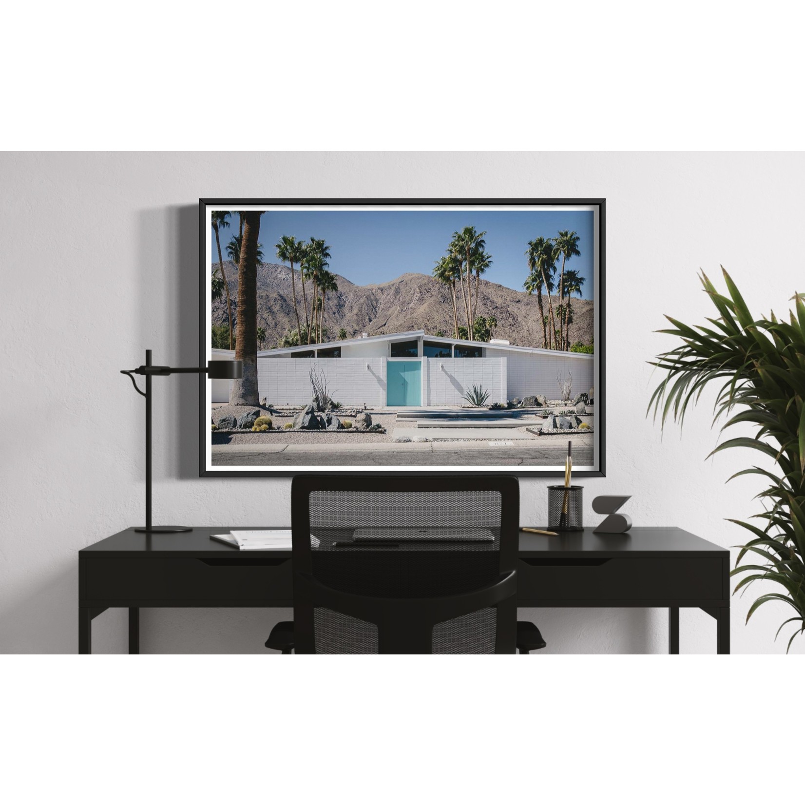 The Picturalist | Fine Art Prints on Paper Palm Springs House 2 by Jed Gordon-Moran