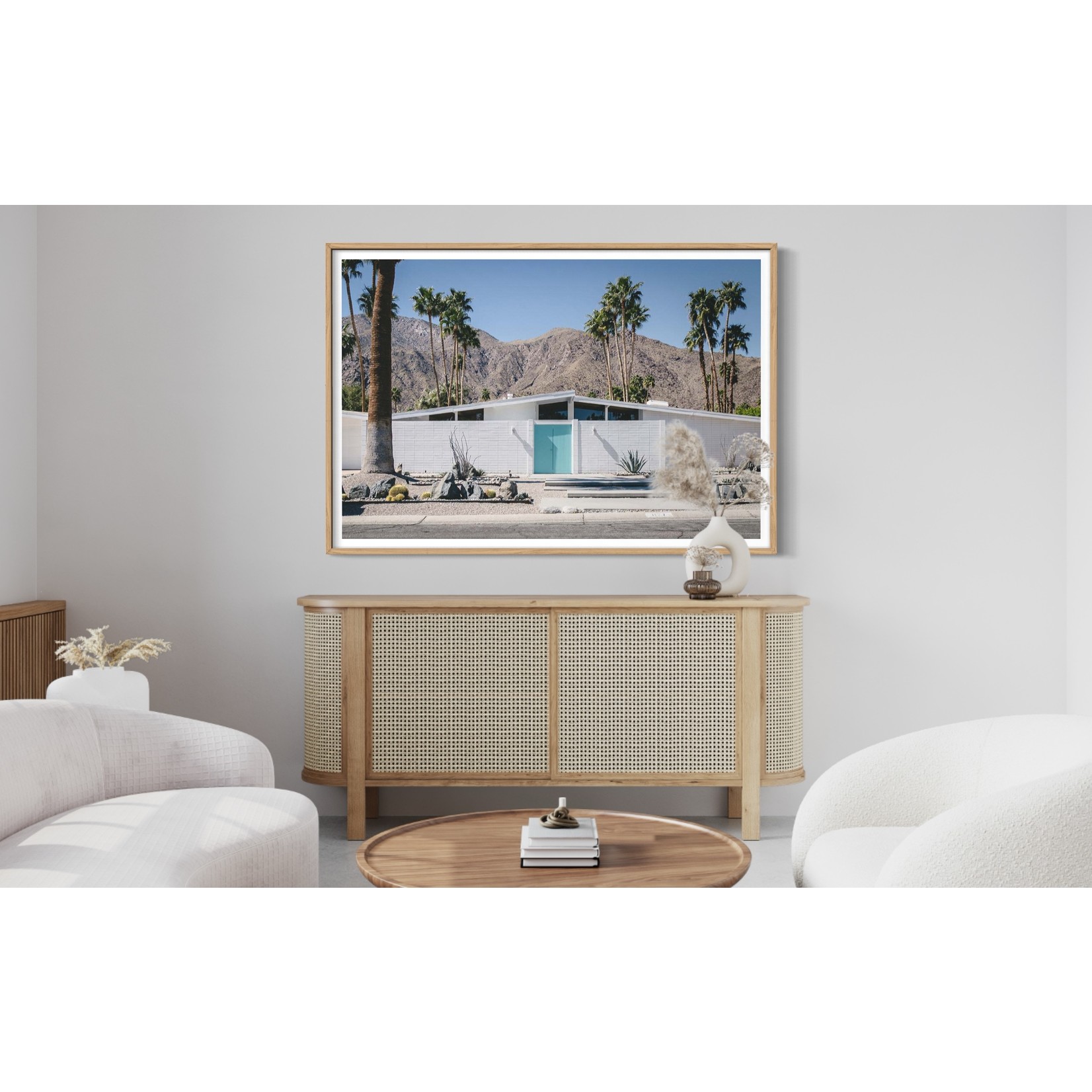 The Picturalist | Fine Art Prints on Paper Palm Springs House 2 by Jed Gordon-Moran