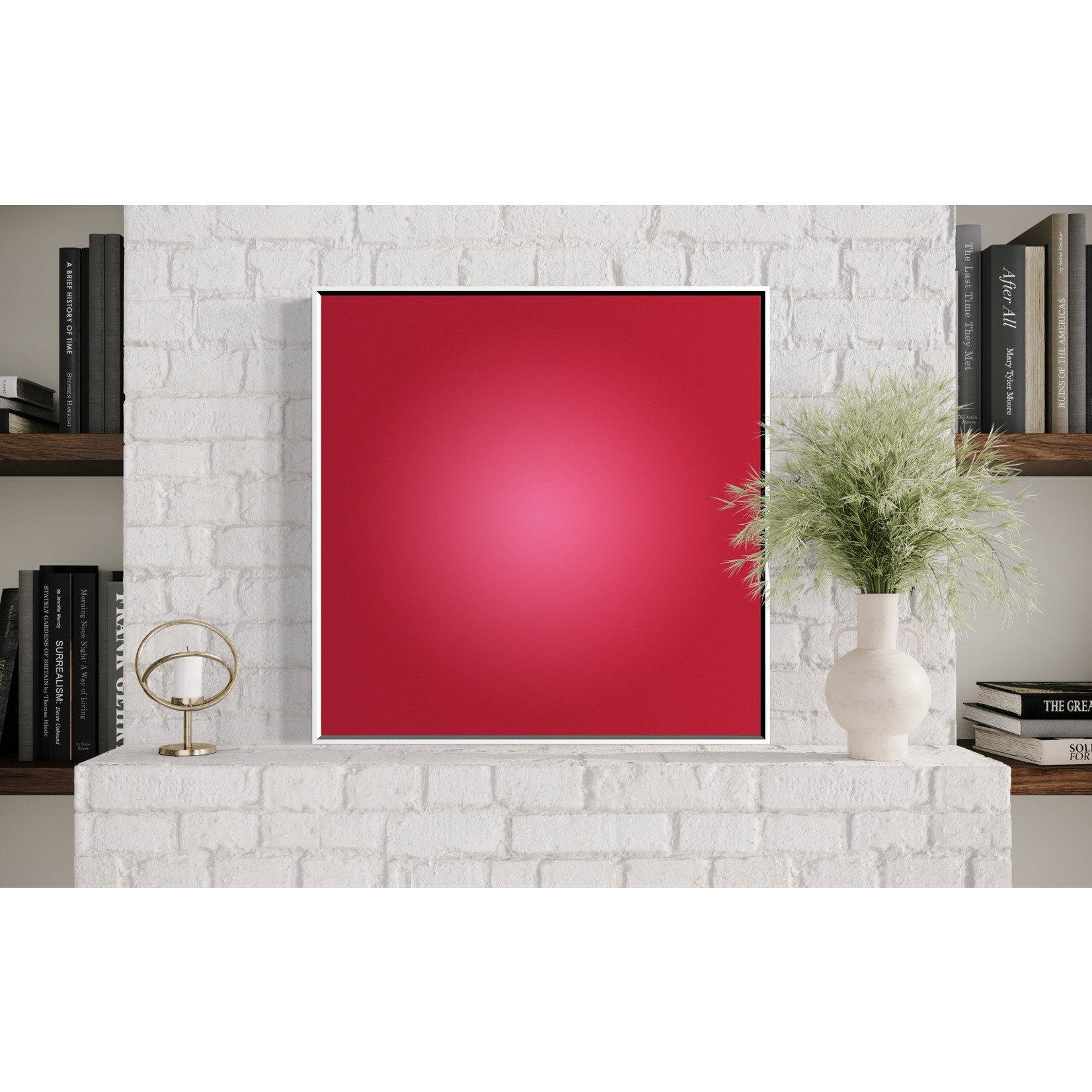 Facemount Metal Prints Vermillion Halo