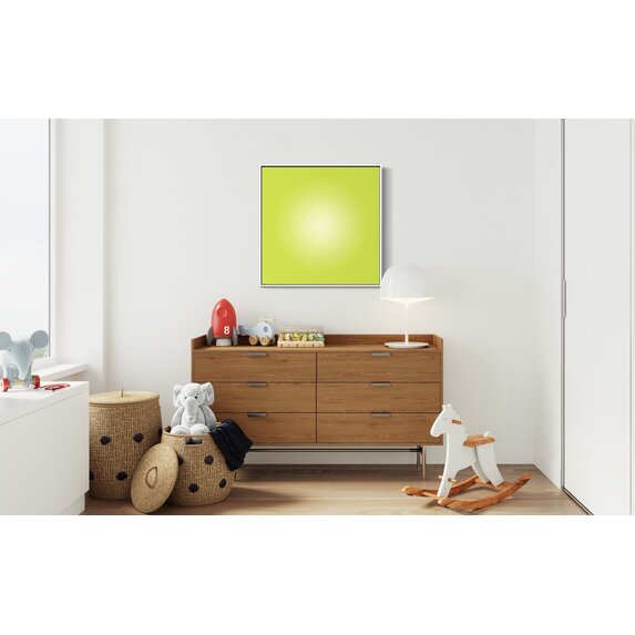 Facemount Metal Prints Chartreuse Halo