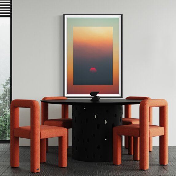 The Picturalist | Fine Art Prints on Paper Red Moon Sunset by Francesco Alessandrini
