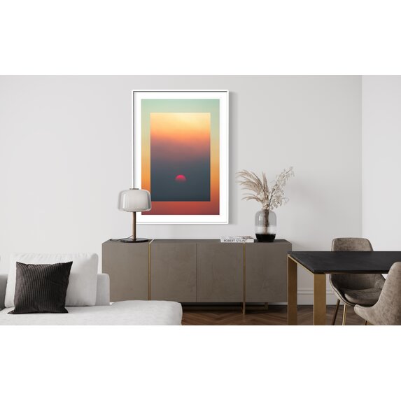 The Picturalist | Fine Art Prints on Paper Red Moon Sunset by Francesco Alessandrini