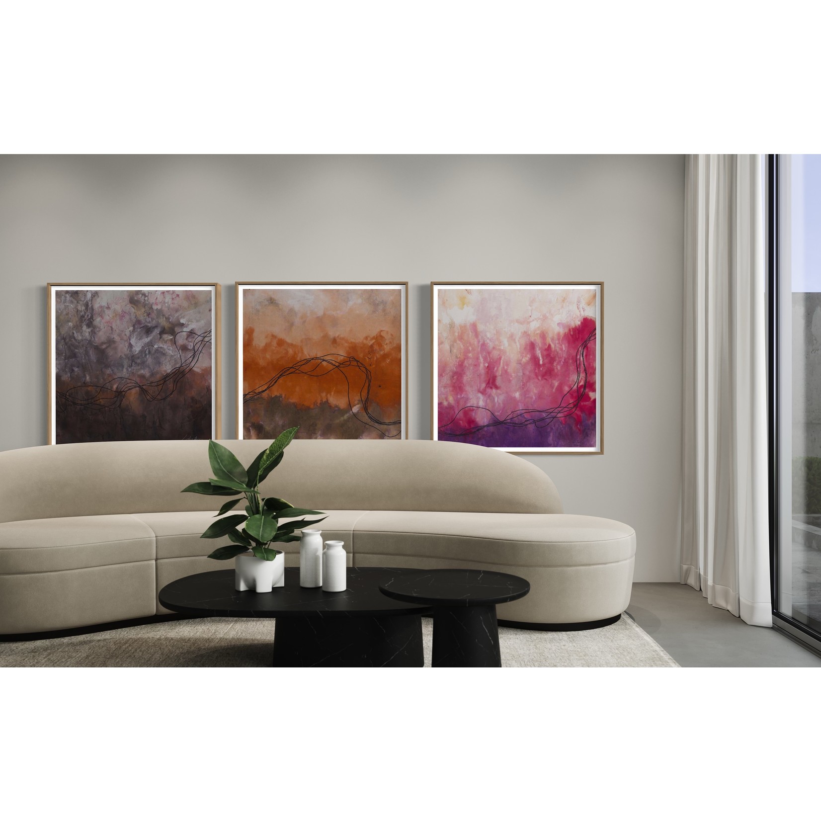 The Picturalist | Fine Art Prints on Paper Cuerdas Magenta by Lidia Beiza