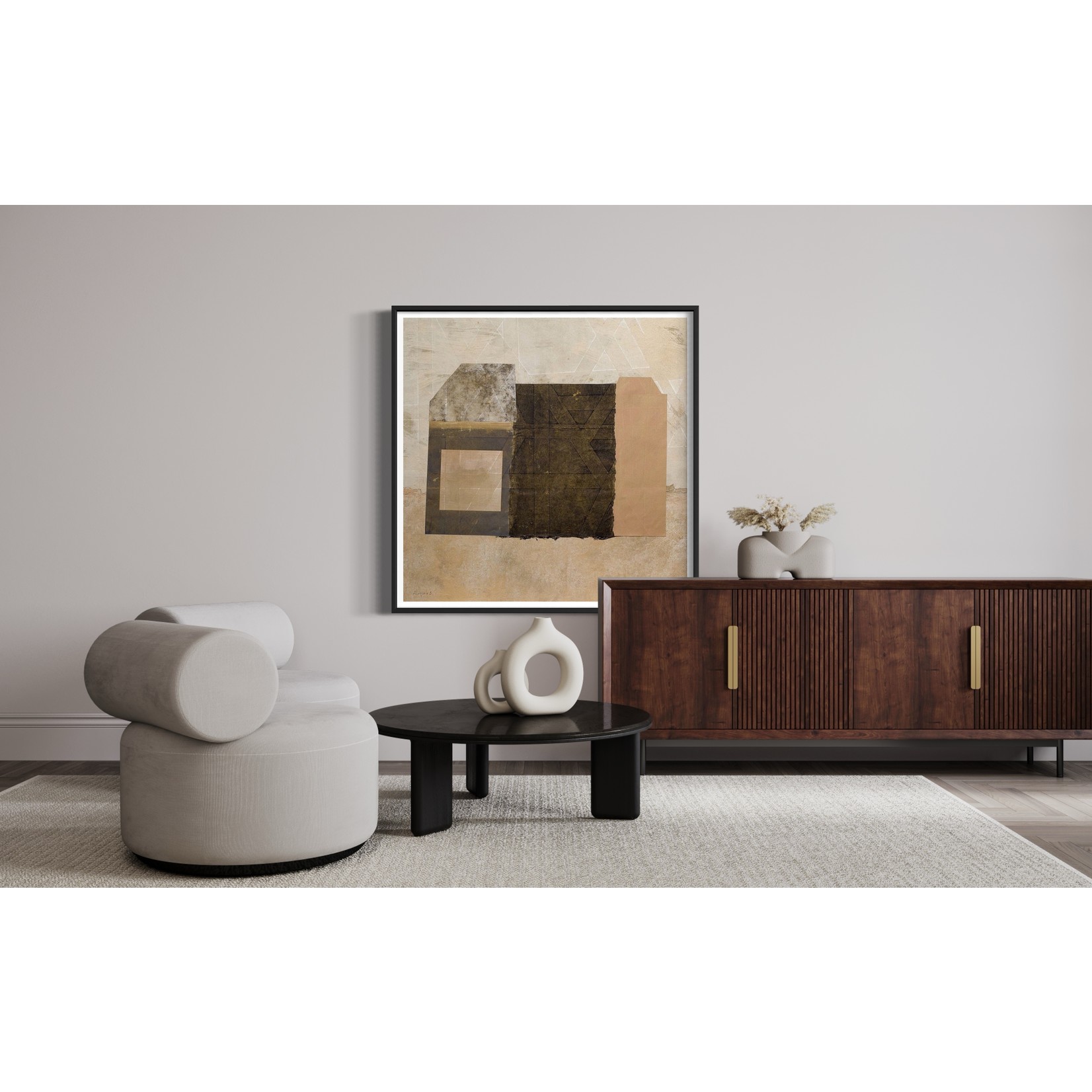 Framed Print on Rag Paper: Home by Lidia Beiza