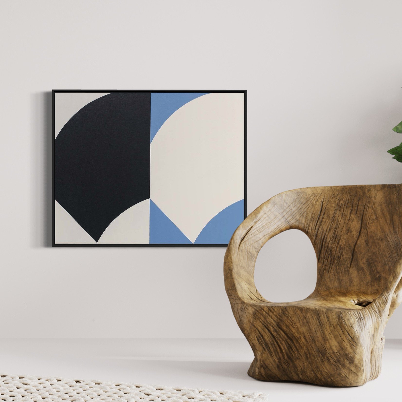 Stretched Print on Canvas Double Curve by Rodrigo Martin