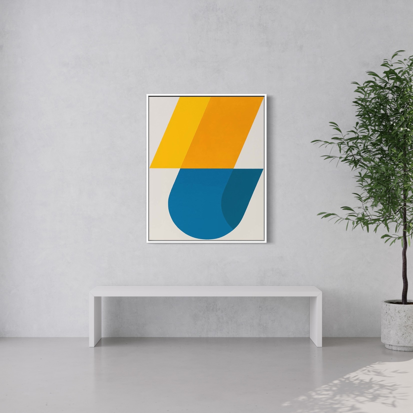 The Picturalist | Stretched Print on Canvas Broken Curve by Rodrigo Martin
