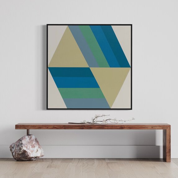 The Picturalist | Stretched Print on Canvas Broken Square 04 by Rodrigo Martin