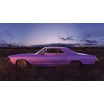 Facemount Acrylic: Pink 1970s American Classic Car