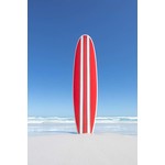 Getty Images Gallery Striped Retro Surfboard