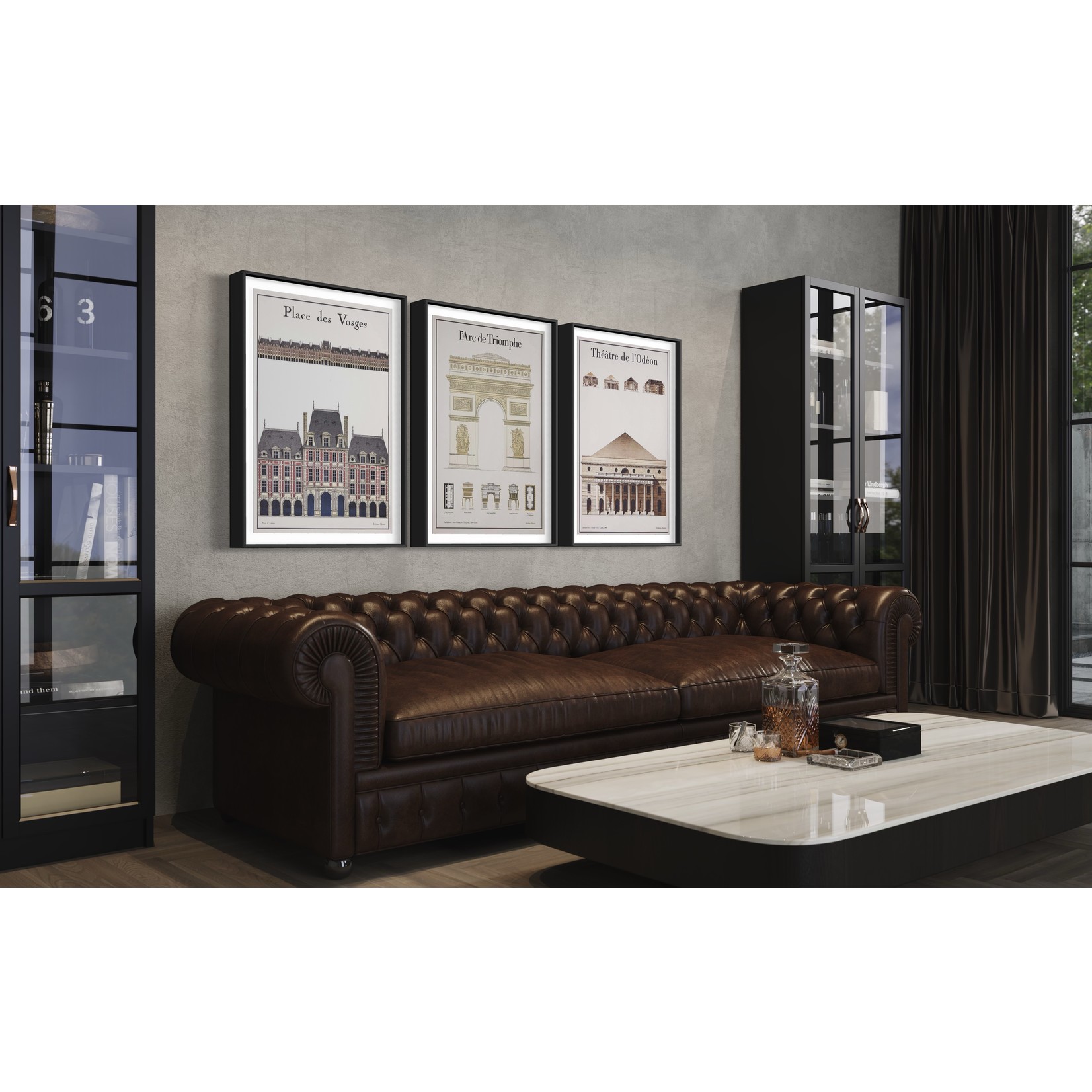 The Picturalist | Fine Art Prints on Paper Le Theatre de L'Odeon Architectural Drawings
