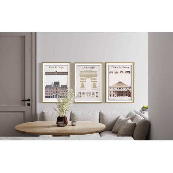 The Picturalist | Fine Art Prints on Paper Le Theatre de L'Odeon Architectural Drawings