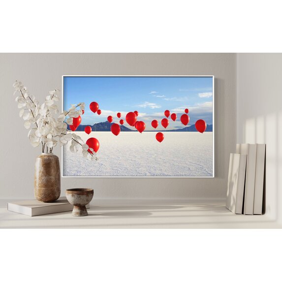 Getty Images Gallery Group of Red Balloons on Salt Flats by Andy Ryan via Getty Images Gallery