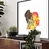 Framed Print on Rag Paper: Head Profile Pattern by Smartboy10 via Getty Images Gallery