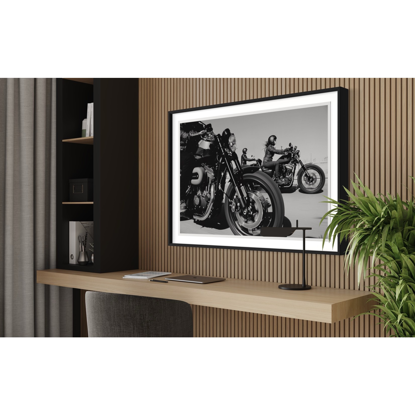 Fine Art Print on Rag Paper Ready to Ride by D Muller