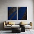 The Picturalist | Print on Canvas Black and Blue 2 Canvas by Evelyn Ogly