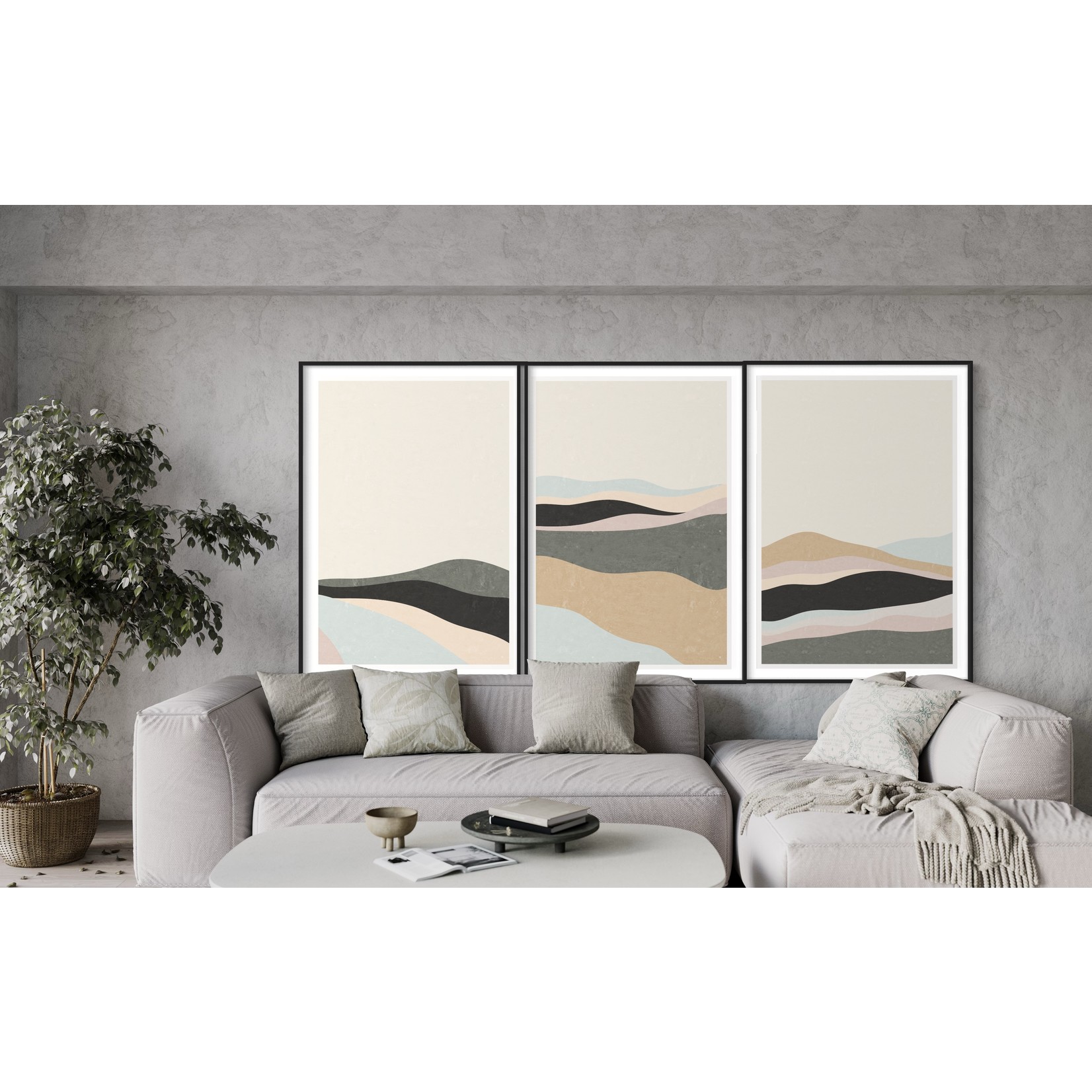 The Picturalist | Fine Art Prints on Paper Dunes Triptych  by Alejandro Franseschini