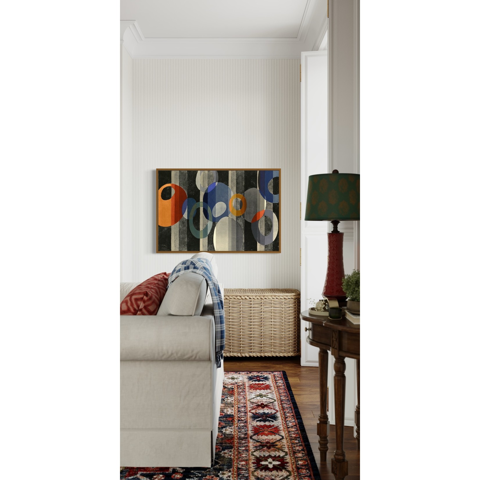 The Picturalist | Print on Canvas Around in Circles by Benedictus