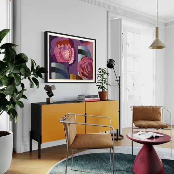 The Picturalist | Fine Art Prints on Paper Geometric Roses by Edouard Benedictus