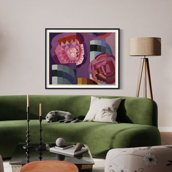 The Picturalist | Fine Art Prints on Paper Geometric Roses by Edouard Benedictus