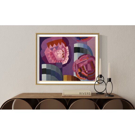 The Picturalist | Fine Art Prints on Paper Geometric Roses by Edouard Benedictus