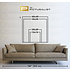 The Picturalist | Print on Canvas Broken Square 03 by Rodrigo Martin