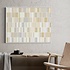 Facemount Metal Prints Neutral Domino Modernist Pattern by Alejandro Franseschini