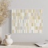 Facemount Metal Prints Neutral Domino Modernist Pattern by Alejandro Franseschini
