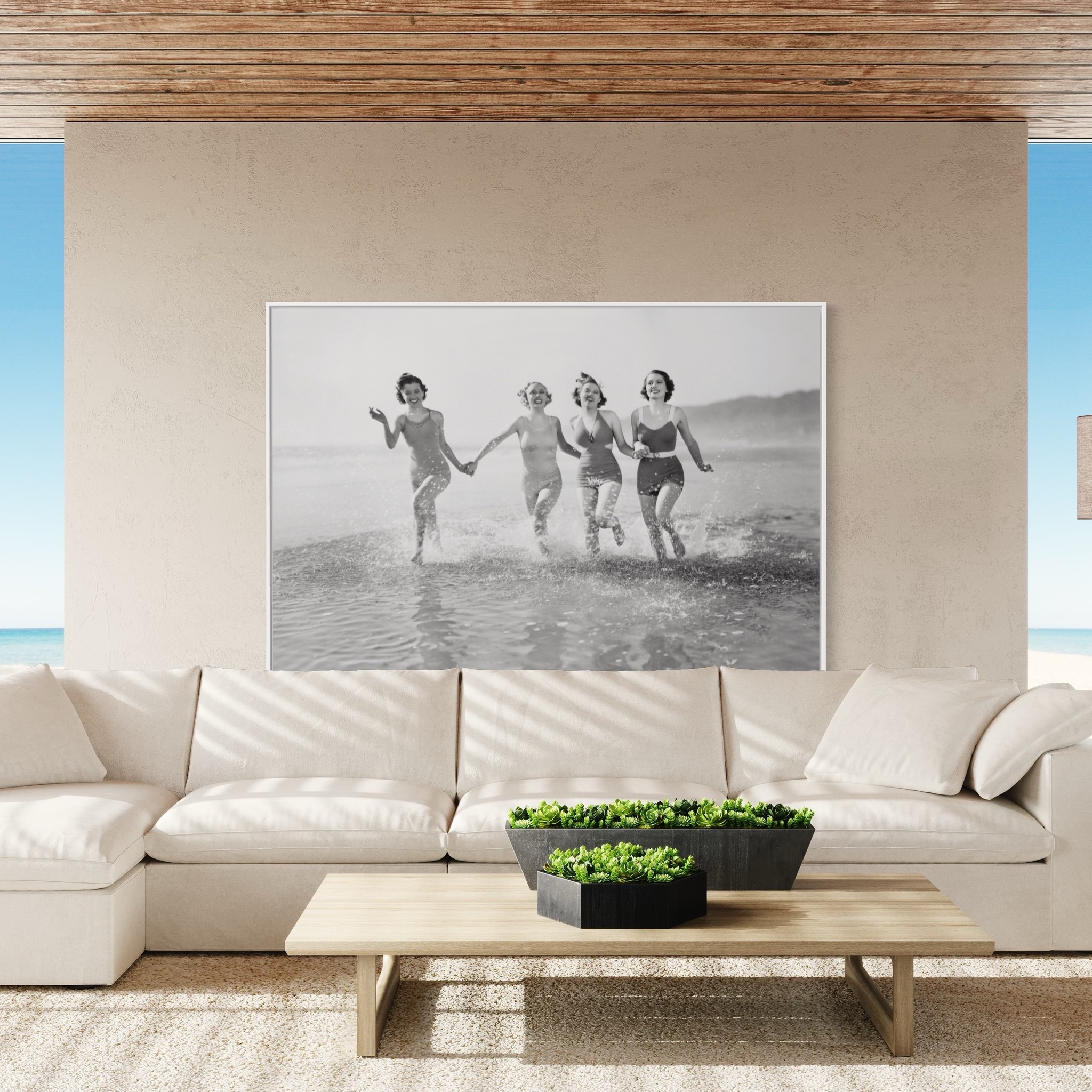 Whimsical Beach Theme Wall Art