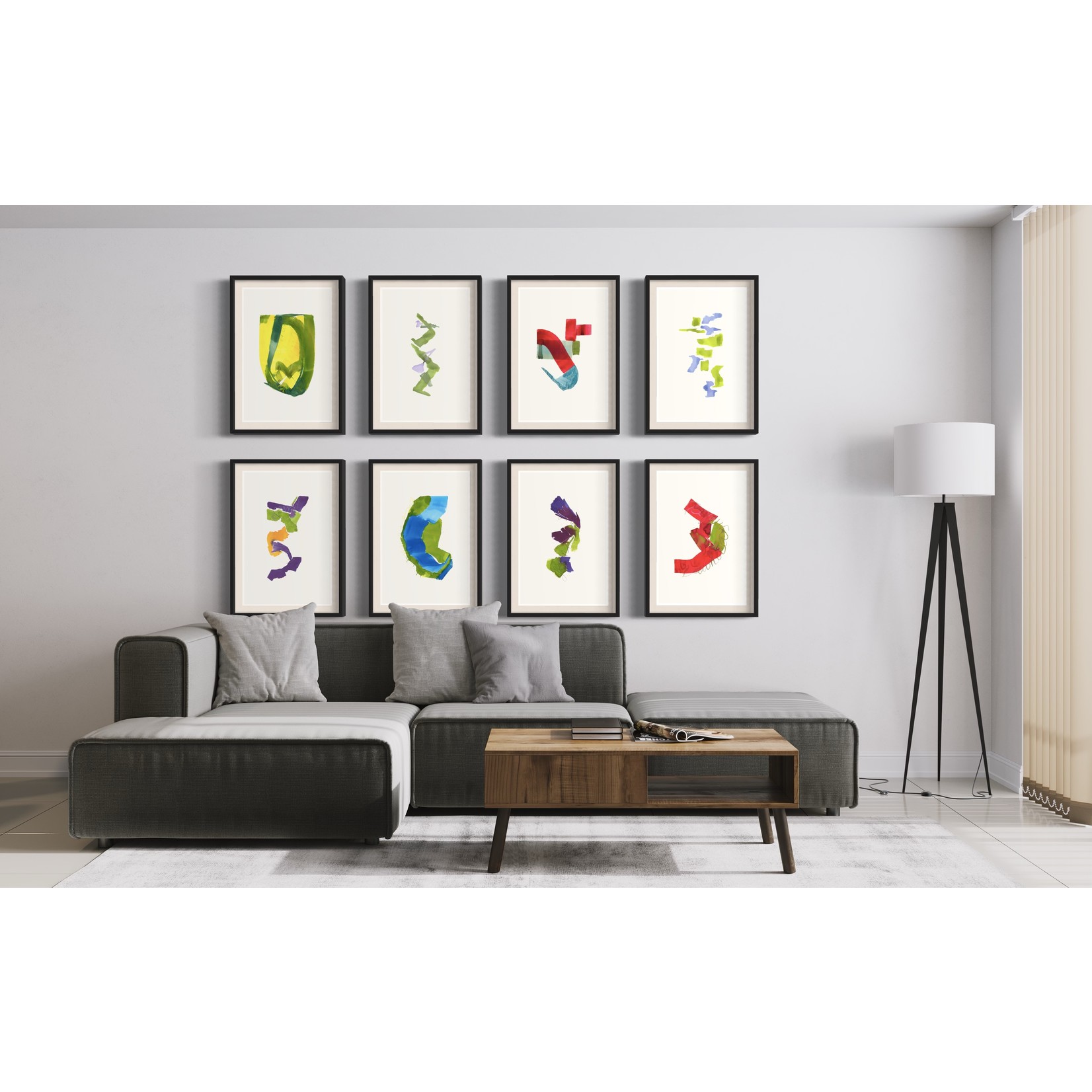 The Picturalist | Fine Art Prints on Paper Color Study 7 By Encarnacion Portal Rubio