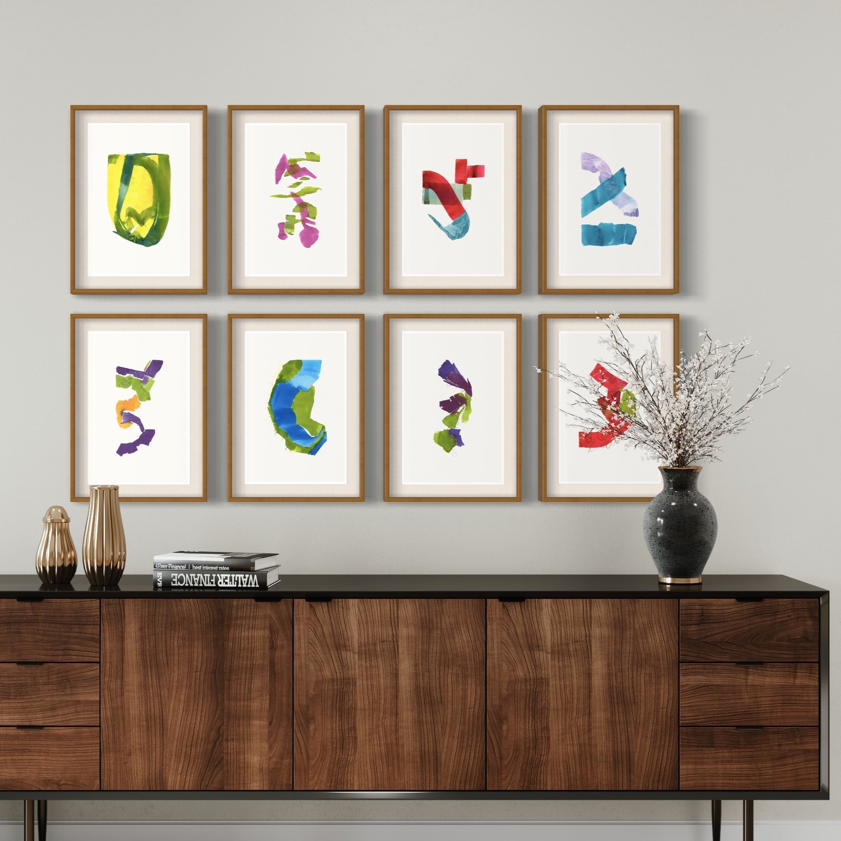 The Picturalist | Fine Art Prints on Paper Color Study 10 By Encarnacion Portal Rubio