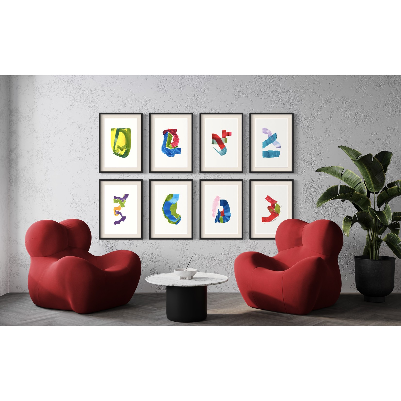 The Picturalist | Fine Art Prints on Paper Color Study 9 By Encarnacion Portal Rubio