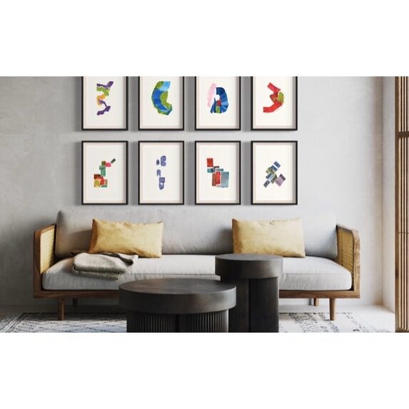 The Picturalist | Fine Art Prints on Paper Color Study 04 By Encarnacion Portal Rubio