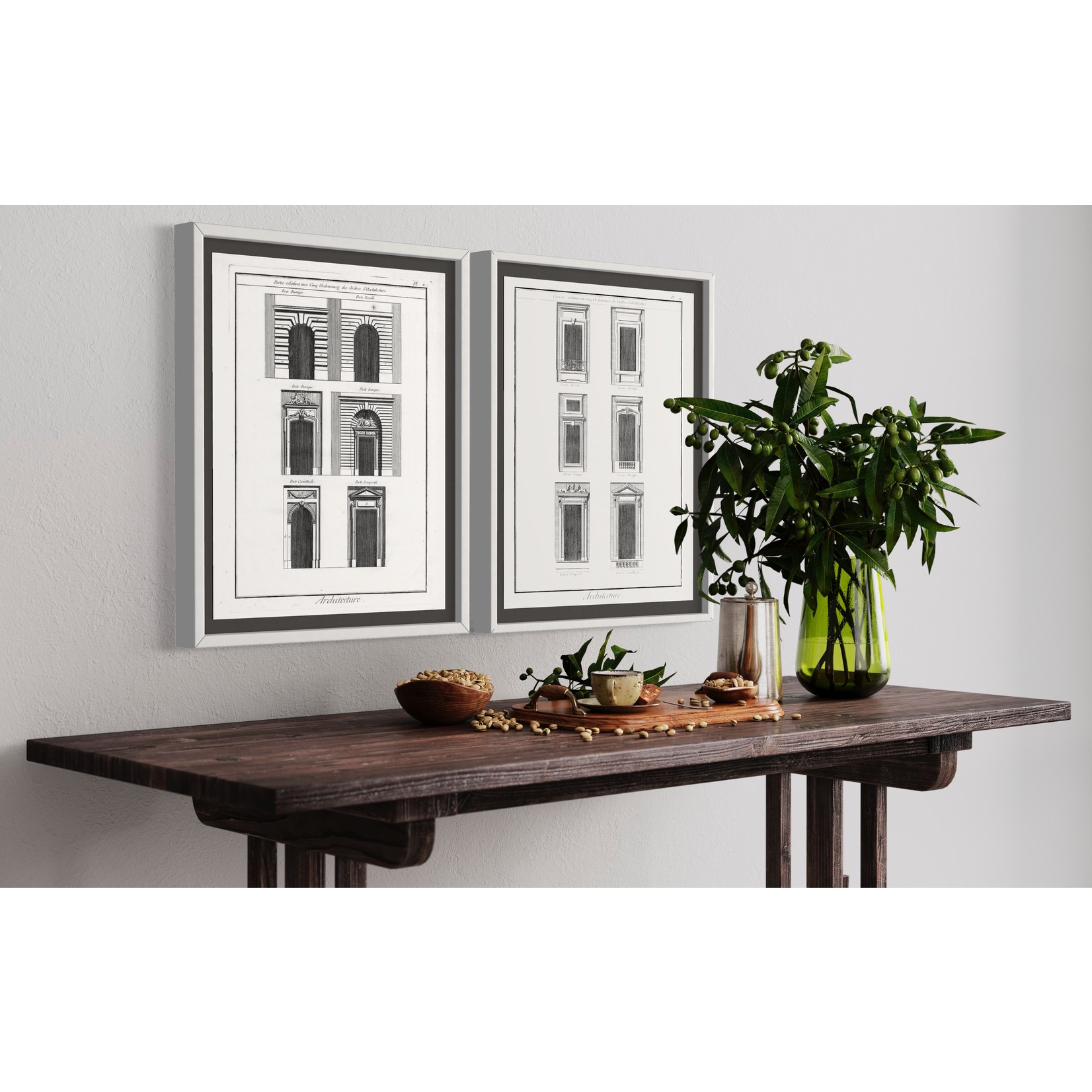 The Picturalist | Fine Art Prints on Paper Architectural Details "Portes relatives aux Cinq Ordonnances"